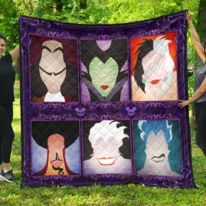 Villains Characters  Premium Quilt  Quilt